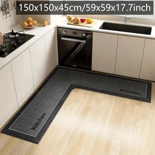 Küchenmatte L-Form Rutschfest