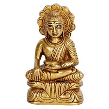 Messing bhumisparsha buddha - messing,