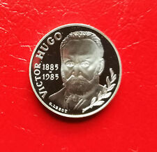 Frankreich: 10 Francs "Victor Hugo" 1985 (PP/Proof - Silber)!!