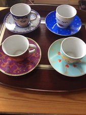 Ritzenhoff 4er-Set Serie „My Little Darling“ Espresso Tassen/Untertassen