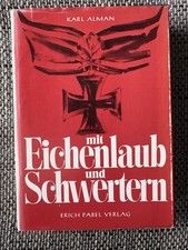 Mit Eichenlaub und Schwertern, Ritterkreuz - Original Signatur Günther Rall