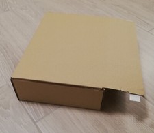 Versandkarton / Verpackungskarton, 35 x 25 x 10 cm, braun, Klebeverschluss (12)