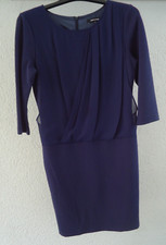 MORE&MORE schönes  elegantes Damenkleid Businesskleid Gr. 36, dunkelblau, 3/4Arm