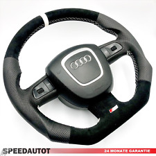 S-Line Abgeflacht Alcantara Tuning Lenkrad für AUDI A3 A6 A4 A5 8T Airbag