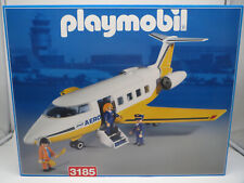 Playmobil 3185 "AERO LINE Flugzeug/Linienjet mit Zubehör"Neu & OVP-Von 2001 RAR!