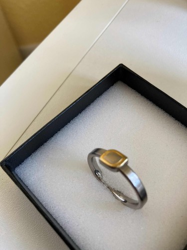 Boccia titan ring - titan,