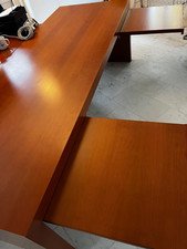 Schreibtisch aus Kirschbaum, Schreinerarbeit, Länge: 250 cm