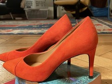 Zara Pumps Orange 38 Trafaluc