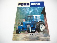 Ford 6600 Traktor Prospekt Technische Daten Beschreibung 12/1977