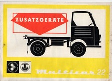 Altes Prospekt Multicar 22