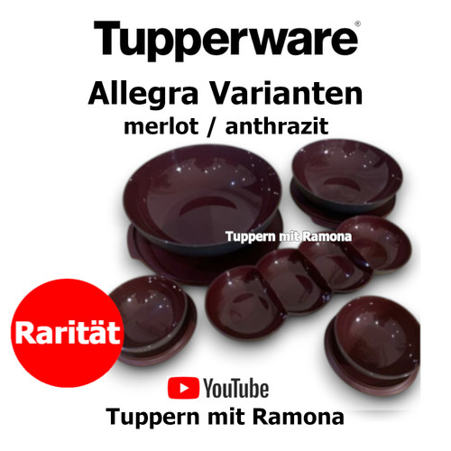 Tupperware allegra schüsseln - allegra,
