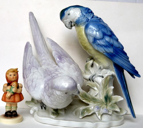 Porzellan figur vogel - figur,