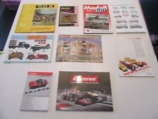 Posten vintage 9 x  Modellbau Kataloge Faller Märklin-Sprint Matchbox Carrera ua