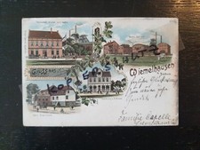 c0258 Litho Gruss a. WIEMELHAUSEN b. Bochum - Gewerkschaft Bergbau  Zeche Grube