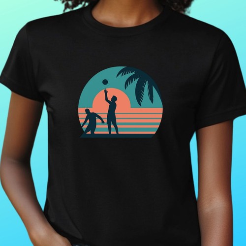 Frauen shirt beach - t-shirt,