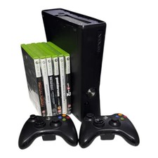 Xbox 360 Slim 120GB Konsole Bundle - 2 Controller - 7 Spiele inkl. Left 4 Dead 2