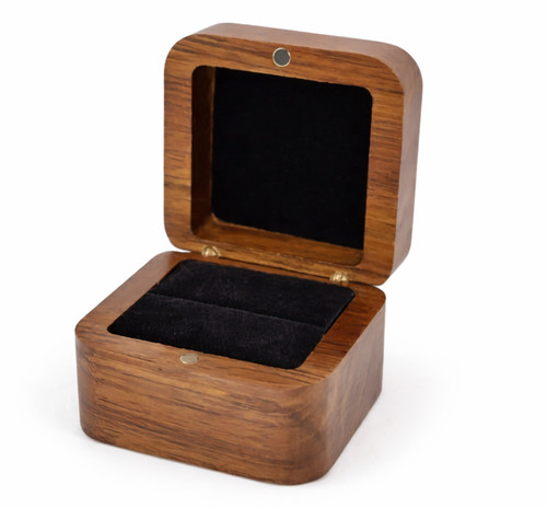 Walnuss ringbox holz - walnuss,