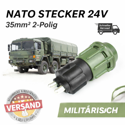 Nato stecker 24v - stecker,