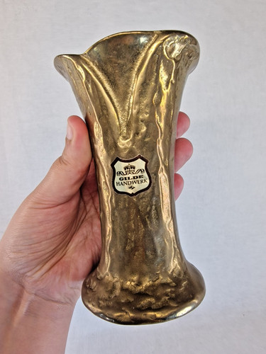 Messing vase gilde handwerk - gilde,