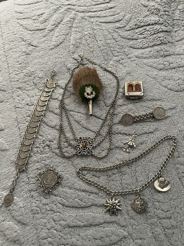 Konvolut jagdschmuck trachten - konvolut,