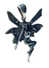 Silber Anhänger Elfe Fee Fantasy 925 er Sterling Elfen-Schmuck Elfenanhänger