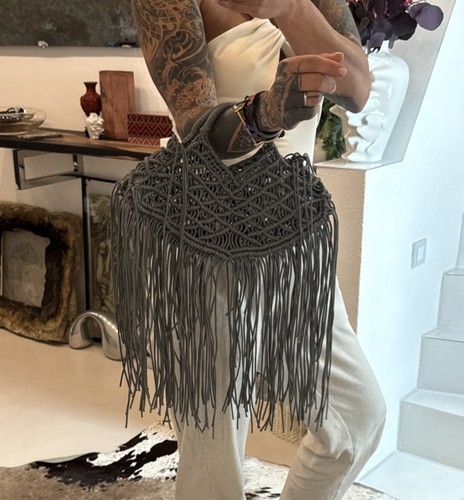 Macrame cotton leather - macrame,