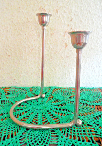 Vintage kerzenständer flg - kerzenständer, 2-flg