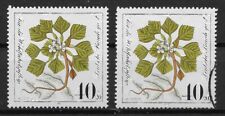 Bund 1981 Lot **/o Mi 1108 Wohlfahrt 40Pf Wassernuss Wasserpflanzen 0781C
