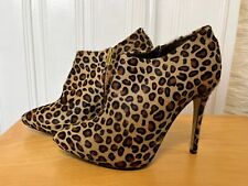 FERSENGOLD Berlin 68443.67 Leopard Muster Pony Fell Stiefelette 41 NEU