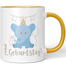1. Geburtstag, blauer Elefant