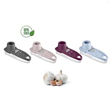 KNOBLAUCHSCHNEIDER SET SCHÄLER REIBE HOBEL Knoblauchreibe Knoblauchhobel Ka