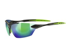 UVEX sportstyle 203 Sonnen Brille Schwarz-Grün Fahrrad Sport Rennrad MTB (2905)