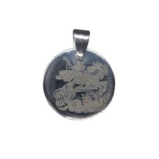 Rund Anhänger Sterling Silber