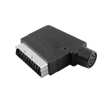 Audio Video Adapter Scart Stecker auf 6pol 6 polig Din Buchse Kupplung IN OUT