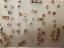 Kühlschrankmagnet Scrabble Buchstabe oder Würfelbuchstabe Stückpreis1,50 o. 3,50