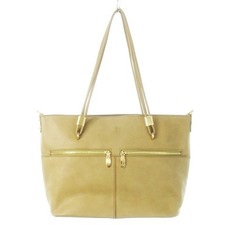 D.KELLY Leder Beuteltasche Tasche Handtasche geprägtes Logo Gold Hardware...