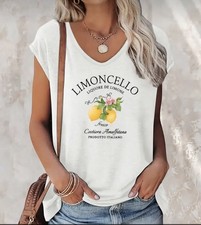 Shirt „Limoncello” Gr. M weiß