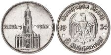 xxx 3.Reich 2 Mark 1934 Garnisonskirche mit Datum J.355  ss