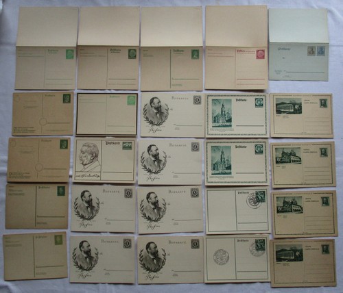 Sammlung 100 ganzsachen - 100, x