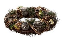 Weihnachtlicher Adventskranz