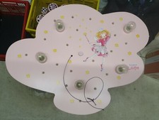 Seltene Deckenleuchte Prinzessin LILLIFEE mit hochwertigen Lampen und Sternen
