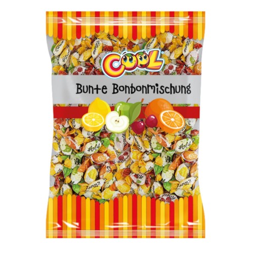 Cool bunte bonbonmischung - cool,