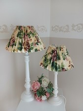 Lampenschirm Creme Rosen