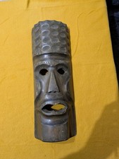 Vintage Holzmaske Wandmaske |