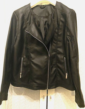NEU Sexy elegante Lederjacke