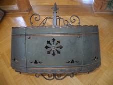 Rustikale Kupferlampe, oval