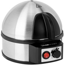 Clatronic EK 3321 Eierkocher mit Härtegradeinstellung (7 Eier), inox, NEU