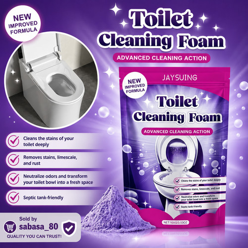 Fizzclean toilet foam - fizzclean,