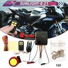 12V Motorrad Alarmanlage mit