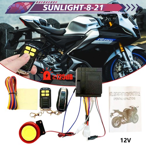 12v motorrad alarmanlage mit - alarmanlage,